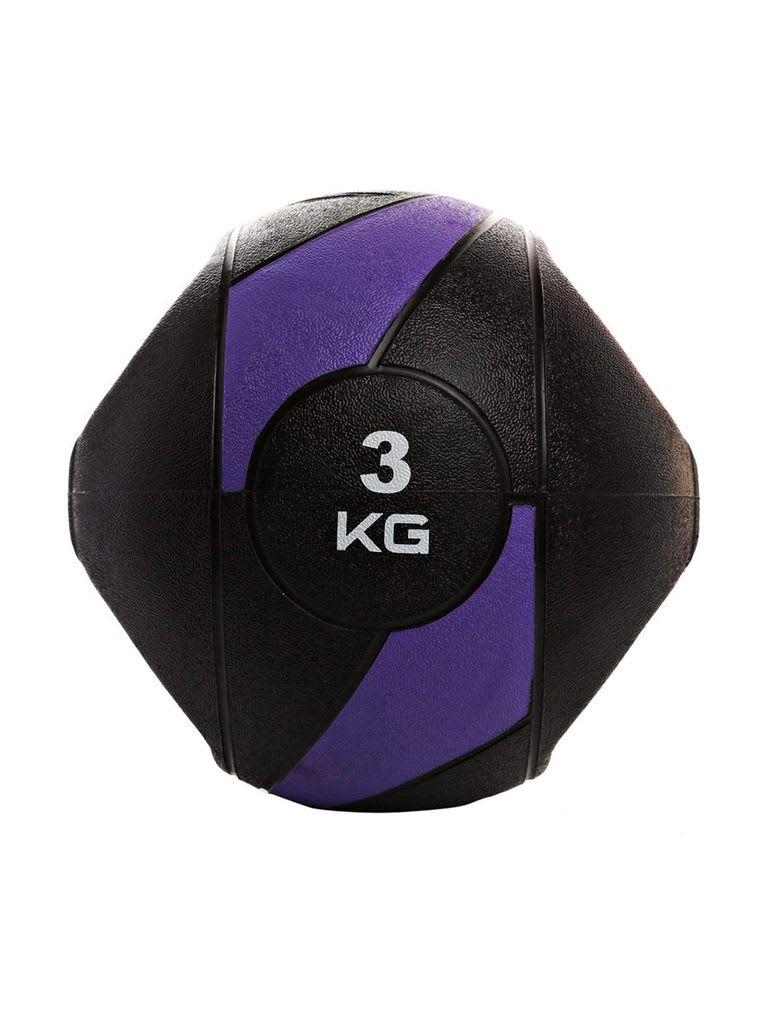 كرة طبية 3 كيلو غرام مع مقابض لايف أب LiveUp Medicine Ball with Grips LS3007A Weight 3 Kg