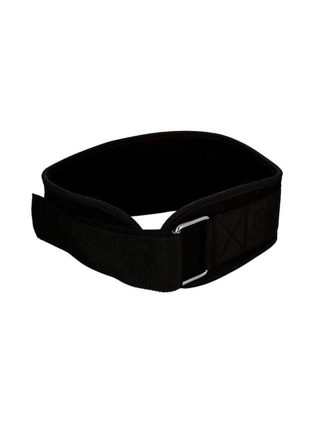 حزام رفع الاثقال من النايلون مقاس صغير ووسط أسود يورك فيتنيس York Fitness Nylon Workout Belt