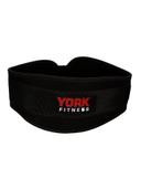 حزام رفع الاثقال من النايلون مقاس صغير ووسط أسود يورك فيتنيس York Fitness Nylon Workout Belt