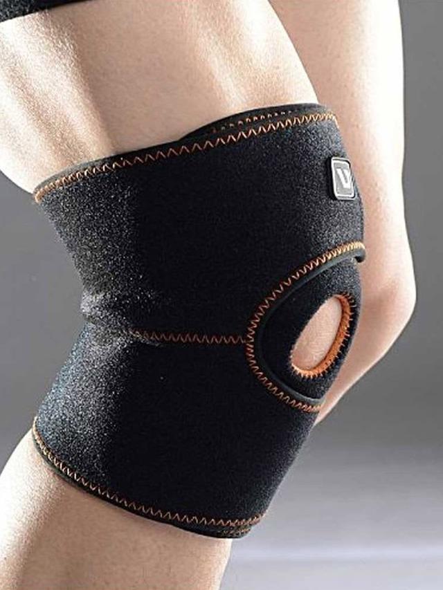 مشد ركبة اسود لايف أب LiveUp Knee Support LS5656Â Black - SW1hZ2U6MTUyMDYyMA==