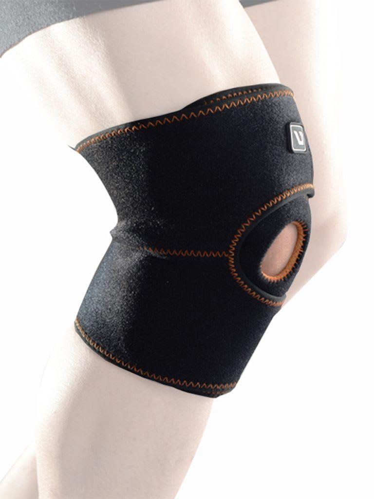 مشد ركبة اسود لايف أب LiveUp Knee Support LS5656Â Black