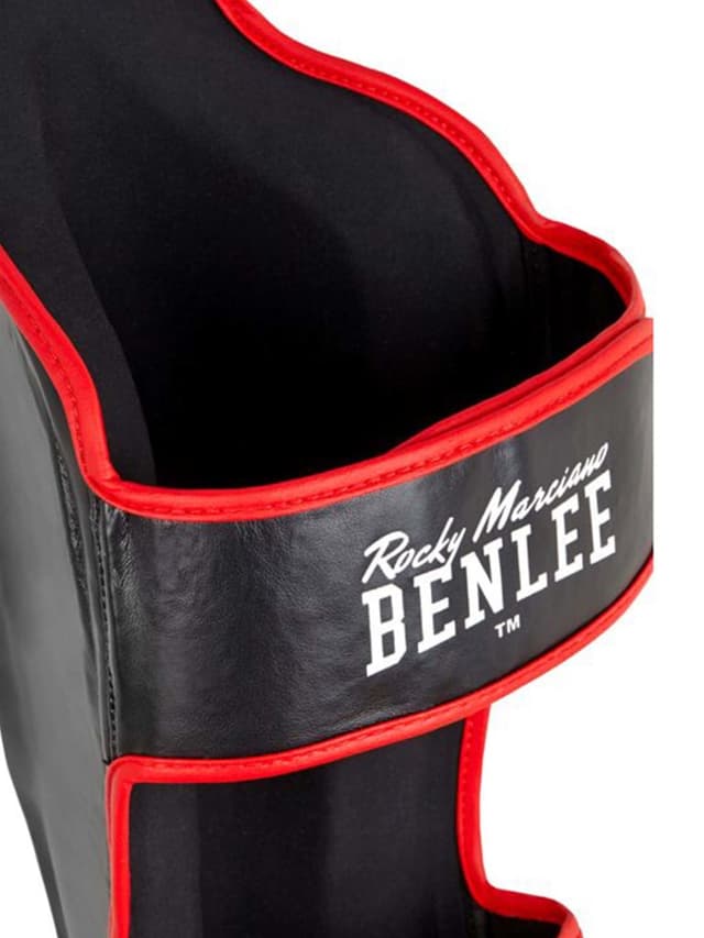 Benlee Artificial Leather Shin'n Step Guard, Black 199210/1000 - 306505