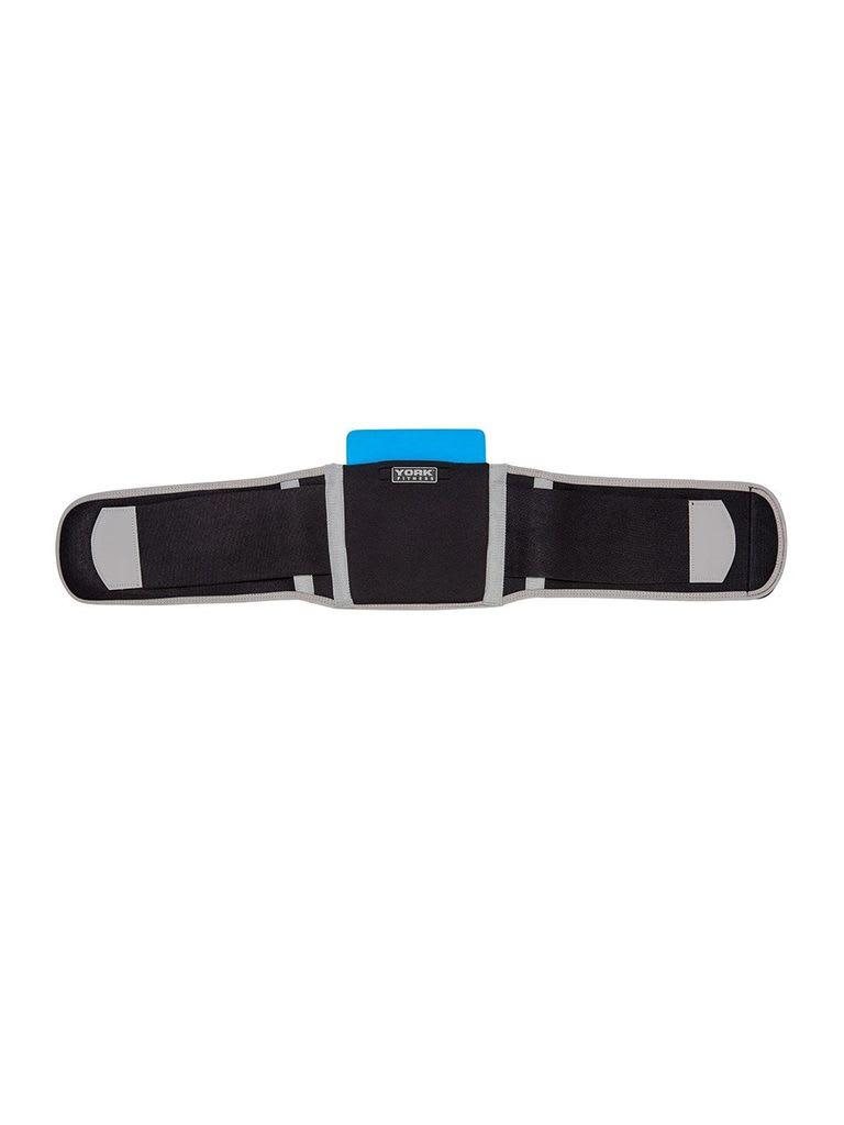 حزام الظهر مع وسادة قابل للتعديل أسود يورك فيتنيس York Fitness Adjustable Lumbar Support with Pad