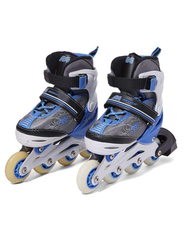 زلاجات اطفال قابلة للتعديل مقاس 31-34 ميسوكا أزرق Mesuca Adjustable Inline Roller Skate - SW1hZ2U6MTUzNjAxNA==
