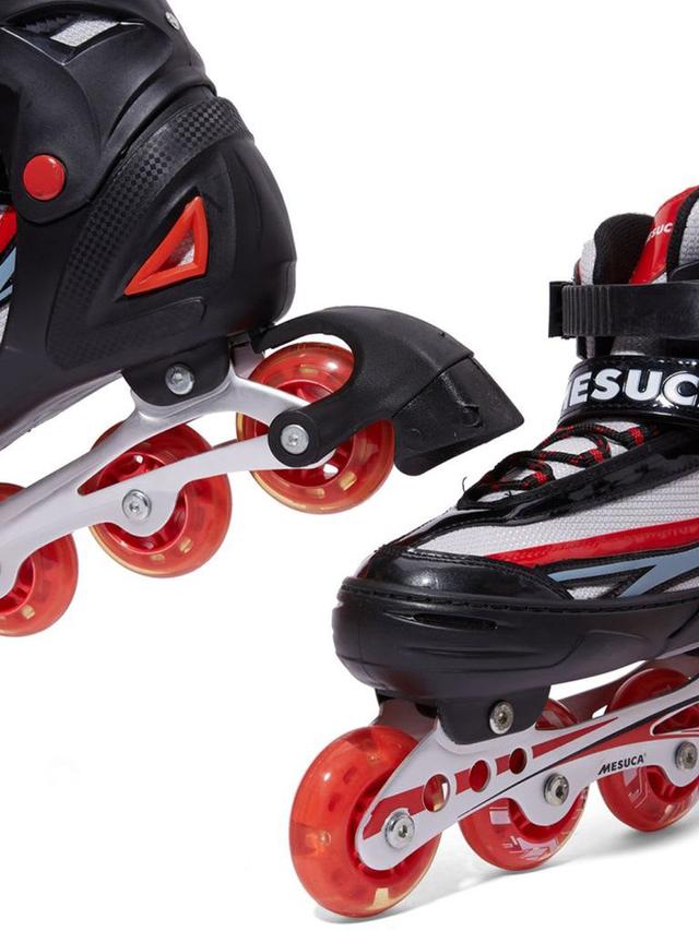 زلاجات اطفال قابلة للتعديل مقاس 34-37 ميسوكا أحمر Mesuca Adjustable Inline Roller Skate - SW1hZ2U6MTUzNjA0Mg==