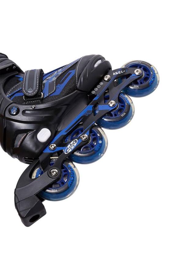 زلاجات اطفال قابلة للتعديل مقاس 35-38 ميسوكا أزرق وأسود Mesuca Adjustable Inline Roller Skate - SW1hZ2U6MTUxMzk3OA==