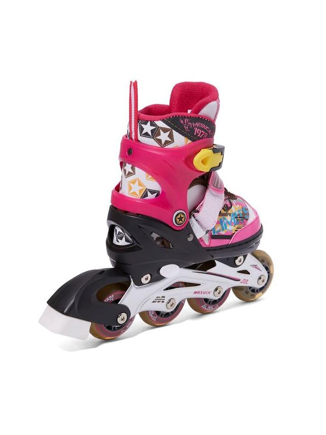 زلاجات اطفال قابلة للتعديل مقاس 31-34 ميسوكا زهري Mesuca Adjustable Inline Roller Skate - SW1hZ2U6MTUzNjAyNQ==