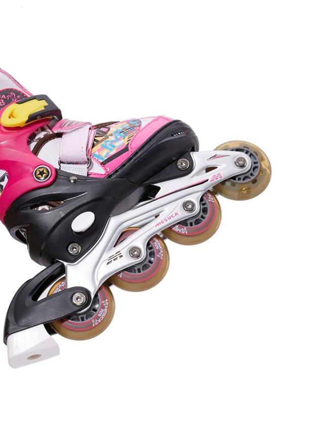 زلاجات اطفال قابلة للتعديل مقاس 31-34 ميسوكا زهري Mesuca Adjustable Inline Roller Skate - SW1hZ2U6MTUzNjAyNw==