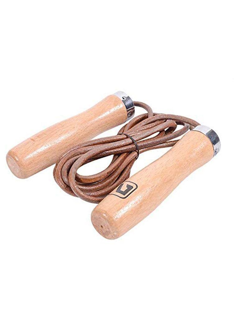 حبل قفز جلد ليف اب LiveUp Leather Jump Rope LS3121 275 x 0.5 cm