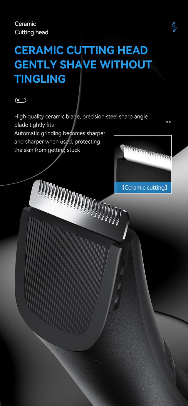 ماكينة حلاقه الاماكن الحساسه للرجال كيمي Kemei Electric Body Hair Trimmer For Men KM-1840