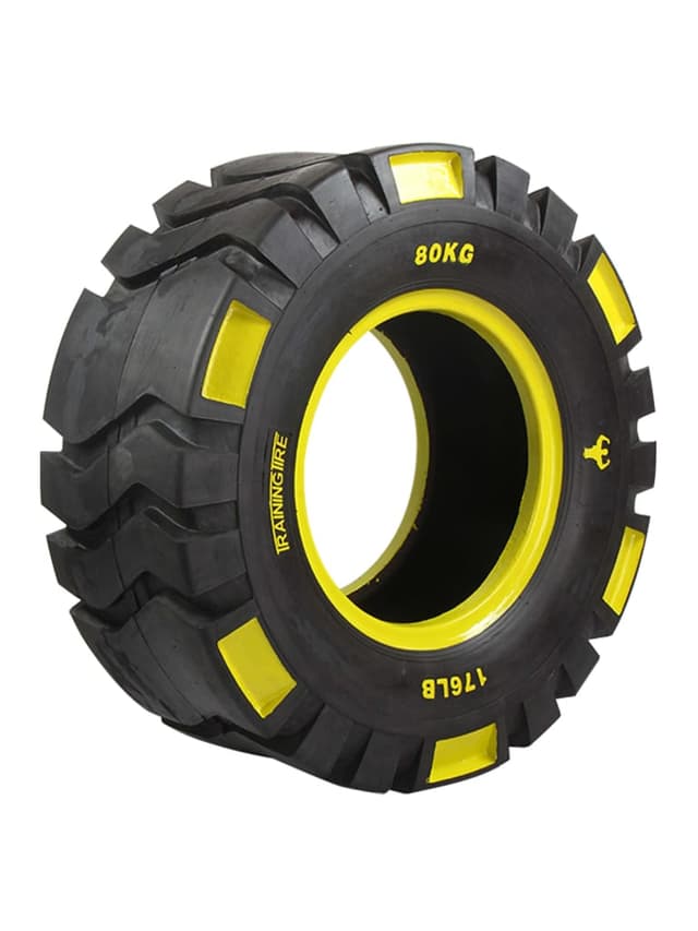 إطار أثقال وزن 80 كغ اصفر اسود تاسبورت TA Sport Fitness Tyre | LJ80/LJ120 Weight 80 Kg - 718922