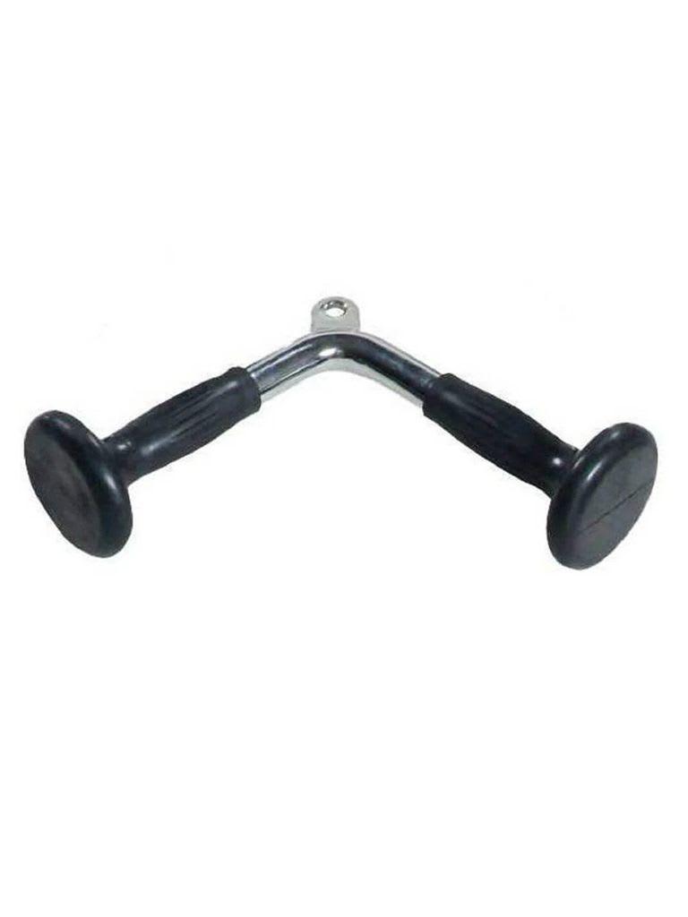 قضيب تمرين على شكل حرف V يورك فيتنيس York Fitness Triceps Press Down Chrome Bar with PU Grip