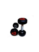 طقم دنابل 35 كجم عدد 2 لون أسود من تي اي سبورت TA Sport Deluxe Rubber Dumbell LS2023