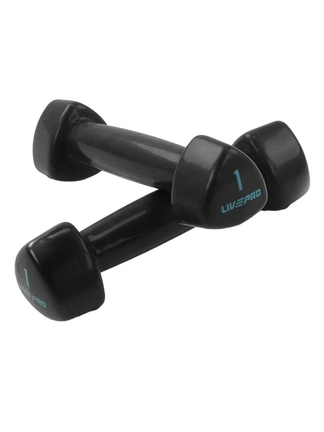 طقم دنابل 1 كيلو جرام عدد 2 من لايف برو LivePro Studio Dumbbells - SW1hZ2U6MTU1MDg4OQ==