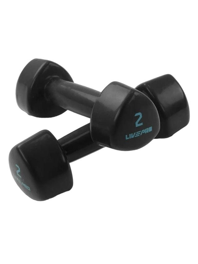 طقم دنابل 2 كجم عدد 2 من لايف برو LivePro Studio Dumbbells - SW1hZ2U6MTU1MDg4NA==