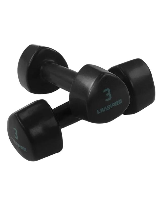 طقم دنابل 3 كجم عدد 2 من لايف برو LivePro Studio Dumbbells - SW1hZ2U6MTU1MDg3OQ==