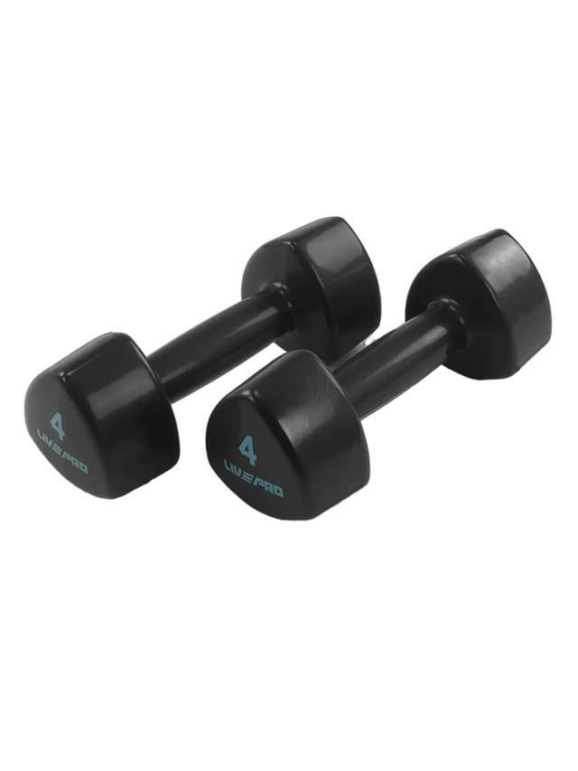 طقم دنابل 4 كجم عدد 2 لون أسود من لايف برو LivePro Studio Dumbbells - SW1hZ2U6MTU1MDg3Mg==