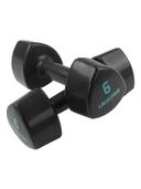 طقم دنابل 6 كجم عدد 2 لون أسود من لايف برو LivePro Studio Dumbbells - SW1hZ2U6MTU1MDg2NA==