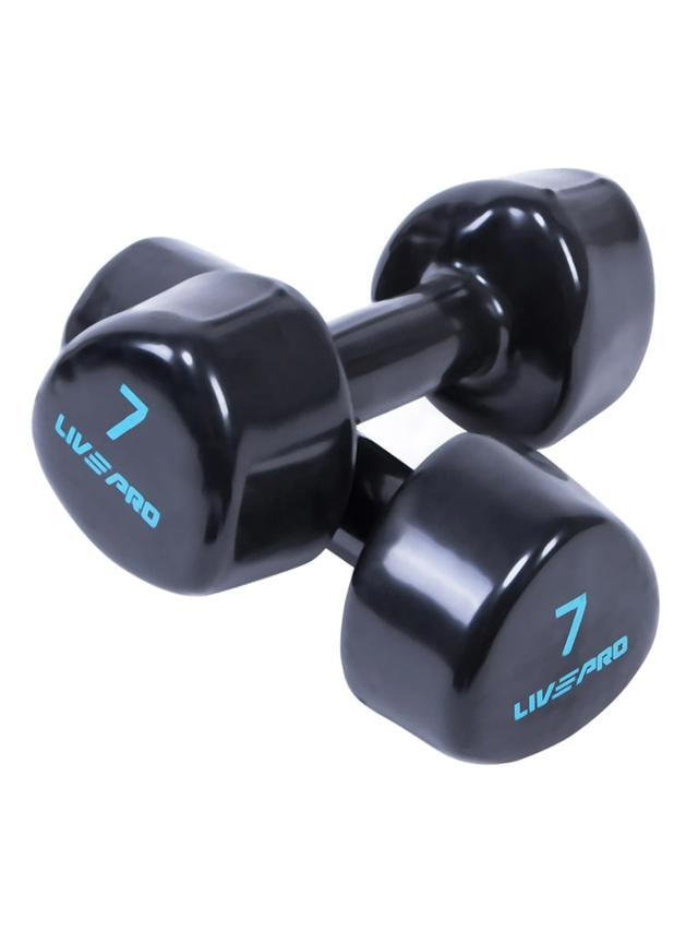 LivePro Studio Dumbbells 1-10 Kg |Black Weight 7 Kg - SW1hZ2U6MTU1MDg1OQ==