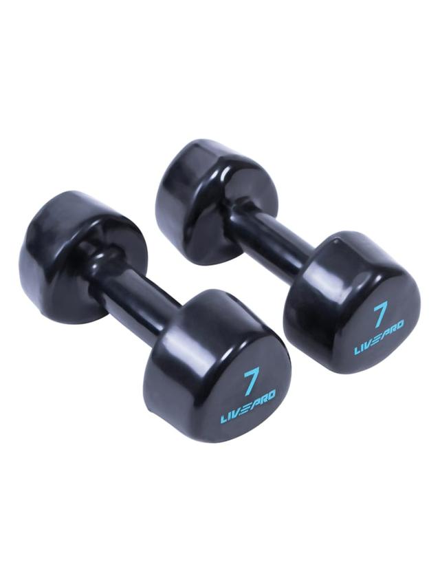 LivePro Studio Dumbbells 1-10 Kg |Black Weight 7 Kg - SW1hZ2U6MTU1MDg1Nw==