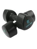 طقم دنابل 8 كجم عدد 2 لون أسود من لايف برو LivePro Studio Dumbbells - SW1hZ2U6MTU1MDg1NA==