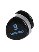 طقم دنابل 9 كجم عدد 2 لون أسود من لايف برو LivePro Studio Dumbbells - 313857