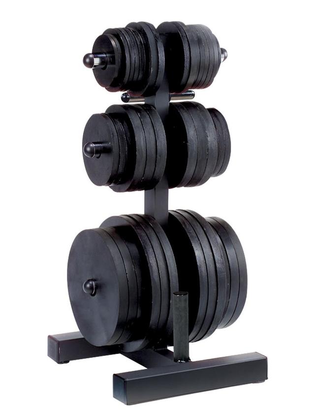 حامل اثقال عمودي 6 أطراف بودي سوليد Body Solid Power Lift Olympic Plate Rack and Bar Holder - SW1hZ2U6MTUyOTE1OA==