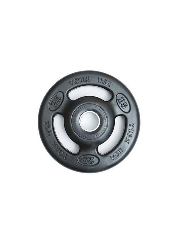 York Fitness Weight Plate Rubber ISO-Grip Weight 25 LB - SW1hZ2U6MTU0ODcyNg==