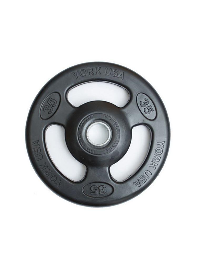 York Fitness Weight Plate Rubber ISO-Grip Weight 35 LB