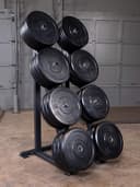 حامل اثقال للاوزان الثقيلة 10 أطراف بودي سوليد Body Solid High Capacity Plate Storage Rack