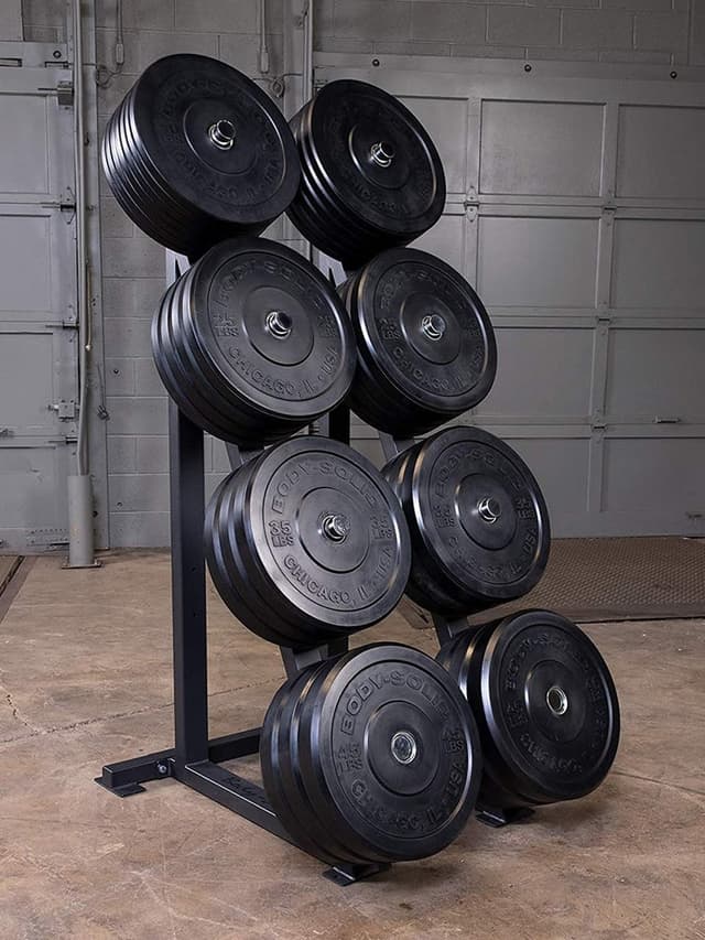 حامل اثقال للاوزان الثقيلة 10 أطراف بودي سوليد Body Solid High Capacity Plate Storage Rack