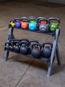 Body Solid Reversible Dumbbell and Kettlebell Rack GDKR100 - SW1hZ2U6MTUyODk2NQ==