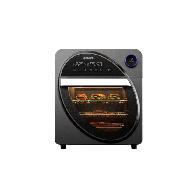 فرن كهربائي صغير وقلاية هوائية مدمجة بورودو 14.5 لتر 1700 واط Porodo Dual Mode Touch Control Air Fryer & Oven