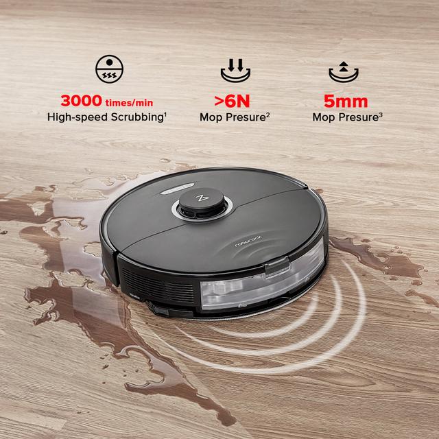 مكنسة روبوت التنظيف شاومي روبوروك اس 8 بلس 6000 باسكال مع صندوق للغبار Roborock S8+ Robot Vacuum with Auto-Empty Dock - SW1hZ2U6MTYwMjkyMw==