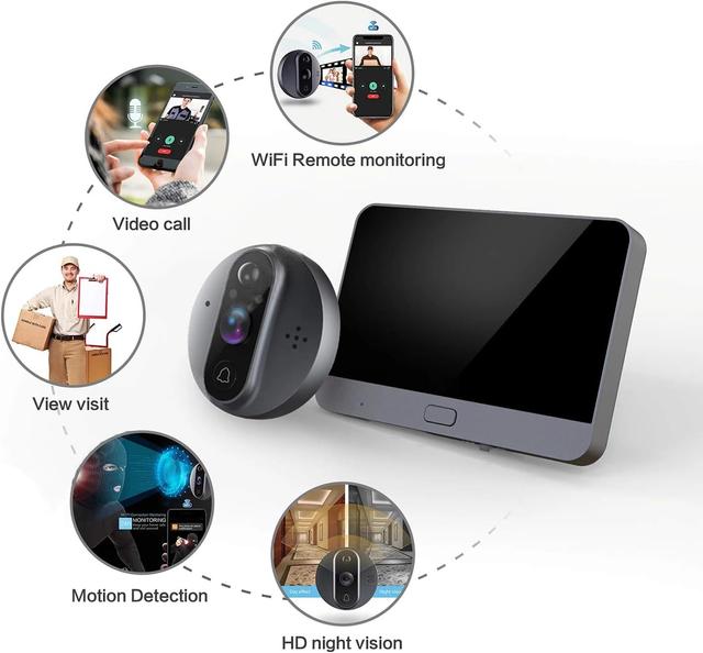 Smart Wifi Doorbell Video Camera with Intercom