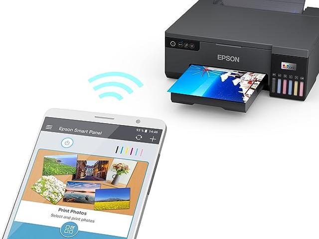 طابعة ابسون ايكو تانك ال 8050 حبر ملونة للصور Epson EcoTank L8050 High Volume 6 Colour A4 Photo Printer - SW1hZ2U6MTU5OTg4NA==