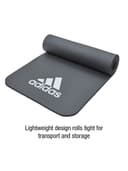 فرشة رياضة 1 سم رمادي اديداس Adidas Fitness Mat Color GreySize 10 mm