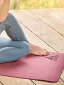 Adidas Premium Yoga Mat - 5mm Color Wild Pink -Antimicrobial