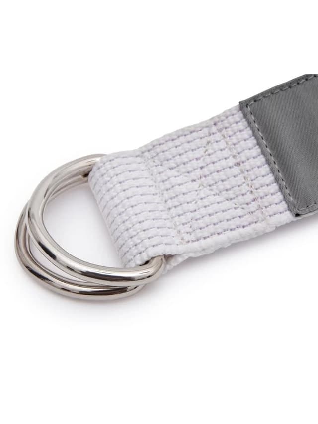حزام يوغا 2.5 متر ابيض رمادي اديداس Adidas Yoga Strap
