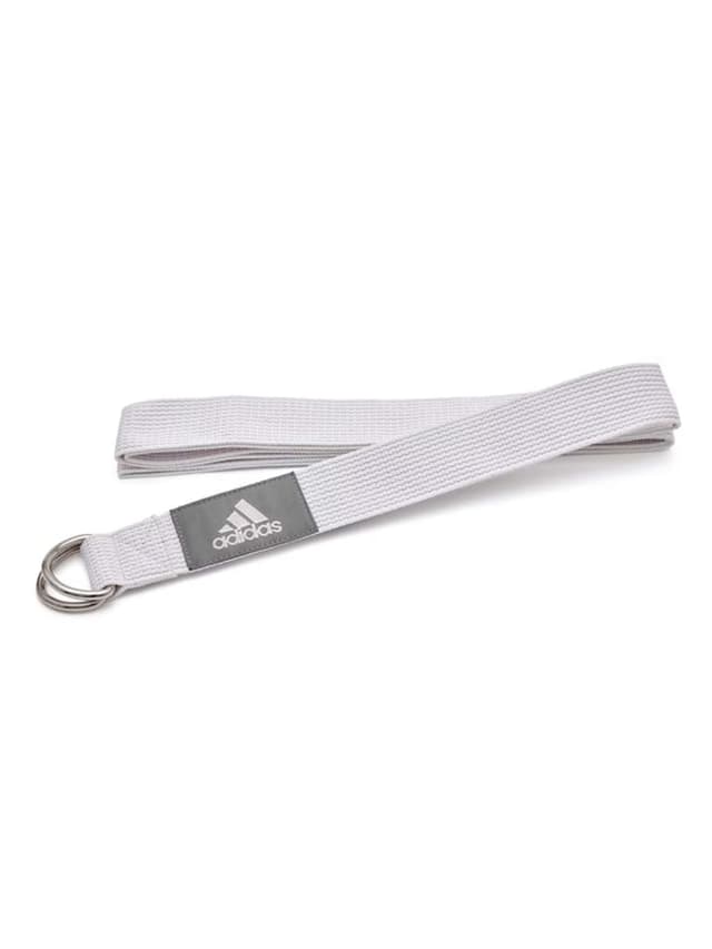 حزام يوغا 2.5 متر ابيض رمادي اديداس Adidas Yoga Strap
