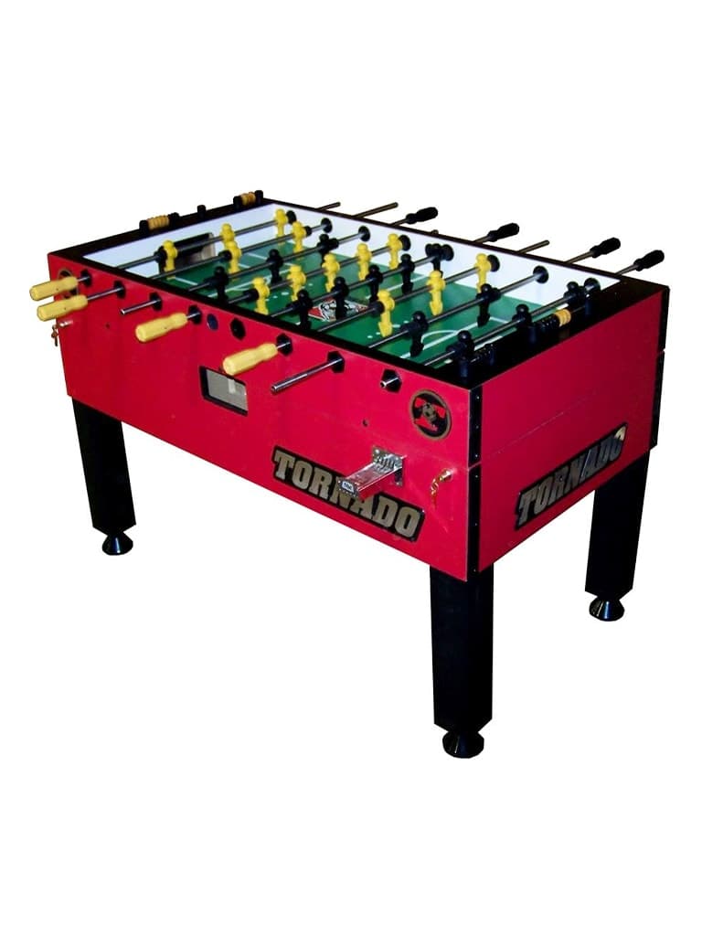 Tornado Foosball Table - Platinum Tour Edition (Coin-Op) Color Crimson Red