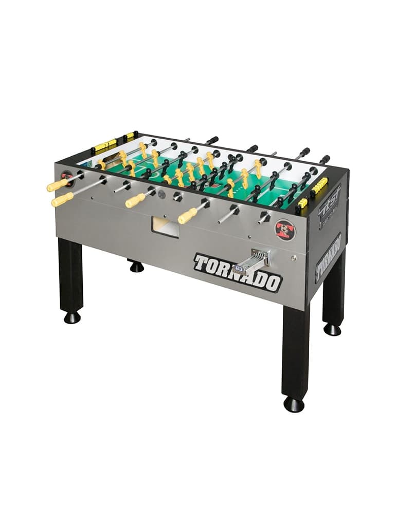 Tornado Foosball Table - Platinum Tour Edition (Coin-Op) Color Silver