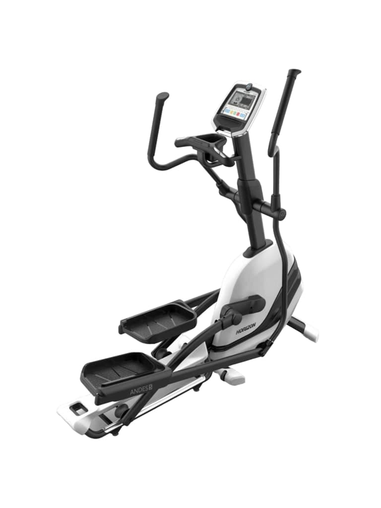 جهاو اوبتكال انديس 5 قابل للطي مع 16 مستوى مقاومة 16 برنامج فضي هوريزون فيتنس Horizon Fitness Elliptical Cross Trainer | ANDES 5