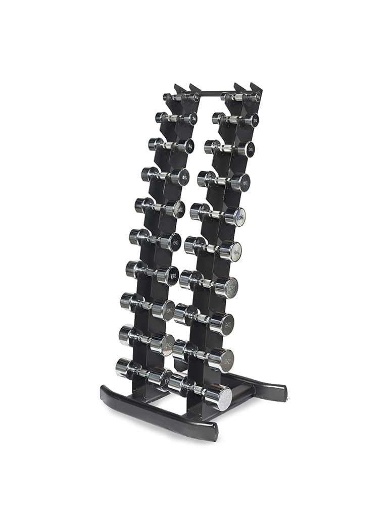 مجموعة دمبل أثقال من الكروم وزن 1 - 10 كيلوغرام من انفل Anvil - Chrome Dumbbell 1kg - 10kg Set