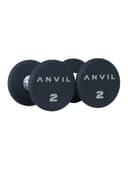 طقم دنابل بأوزان 2-20 كجم لون أسود من أنفيل Anvil Round Dumbbell Set