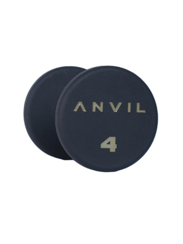 طقم دنابل بأوزان 2-20 كجم لون أسود من أنفيل Anvil Round Dumbbell Set