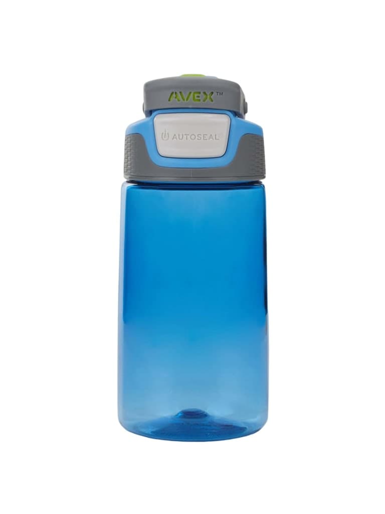 زمزمية ماء للاطفال 475 مل بلاستيك ازرق مع مقبض افيكس Avex Freeride Autoseal Kids Water Bottle