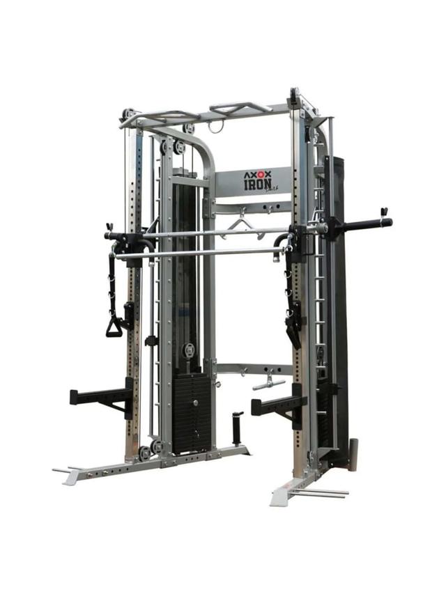 Axox Fitness Functional Trainer, Power Rack, Smith Machine with Weight Bench - SW1hZ2U6MTUwODQ3MA==