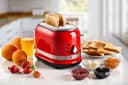 حماصة توست شريحتين 815 وات احمر اريتي Ariete Moderna 2-Slice Toaster Red