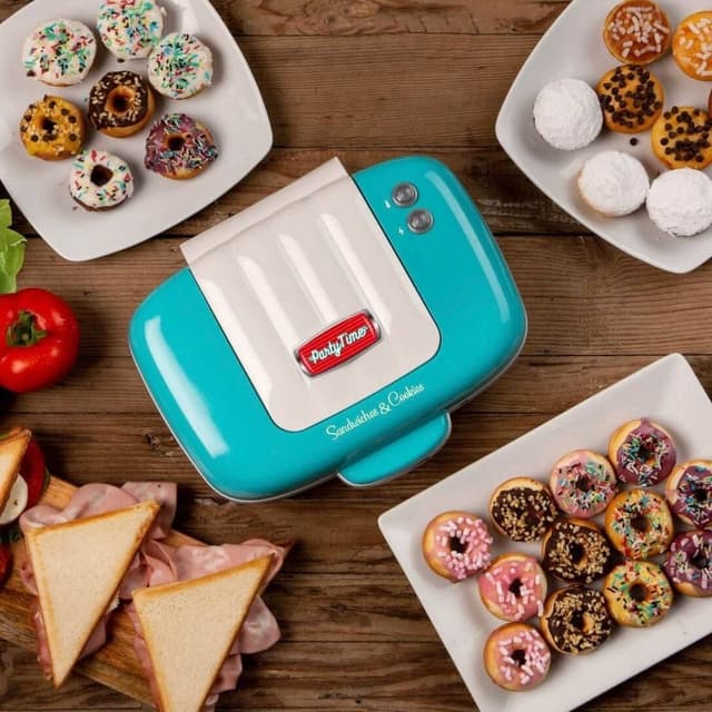 صانع السندوتشات 700 واط ازرق اريتي Ariete Sandwich Maker 3 In 1